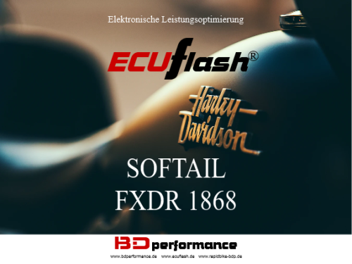 ECUflash - HD SOFTAIL FXDR 1868 - 64kW/87HP