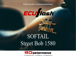ECUflash - HD SOFTAIL Street Bob 1580 - 62kW/84HP