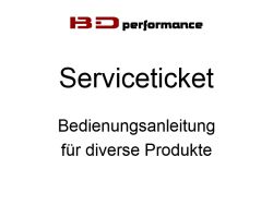 Serviceticket Bedienungsanleitung